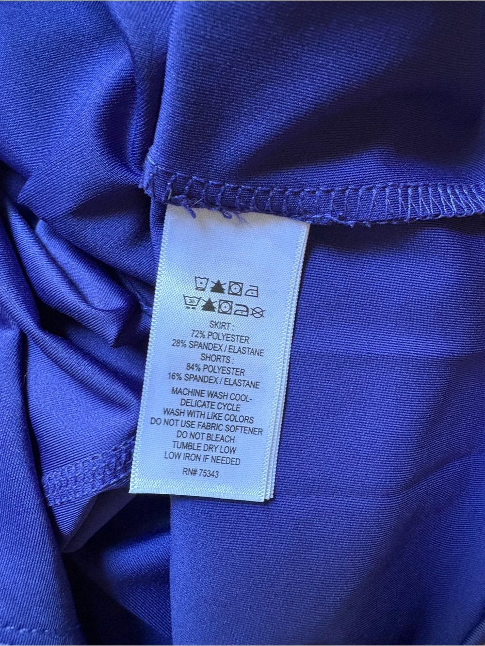 NWOT Tommy Bahama Pleated Golf Skort Large Blue Skirt Athletic Tennis Sporty - Picture 8 of 9